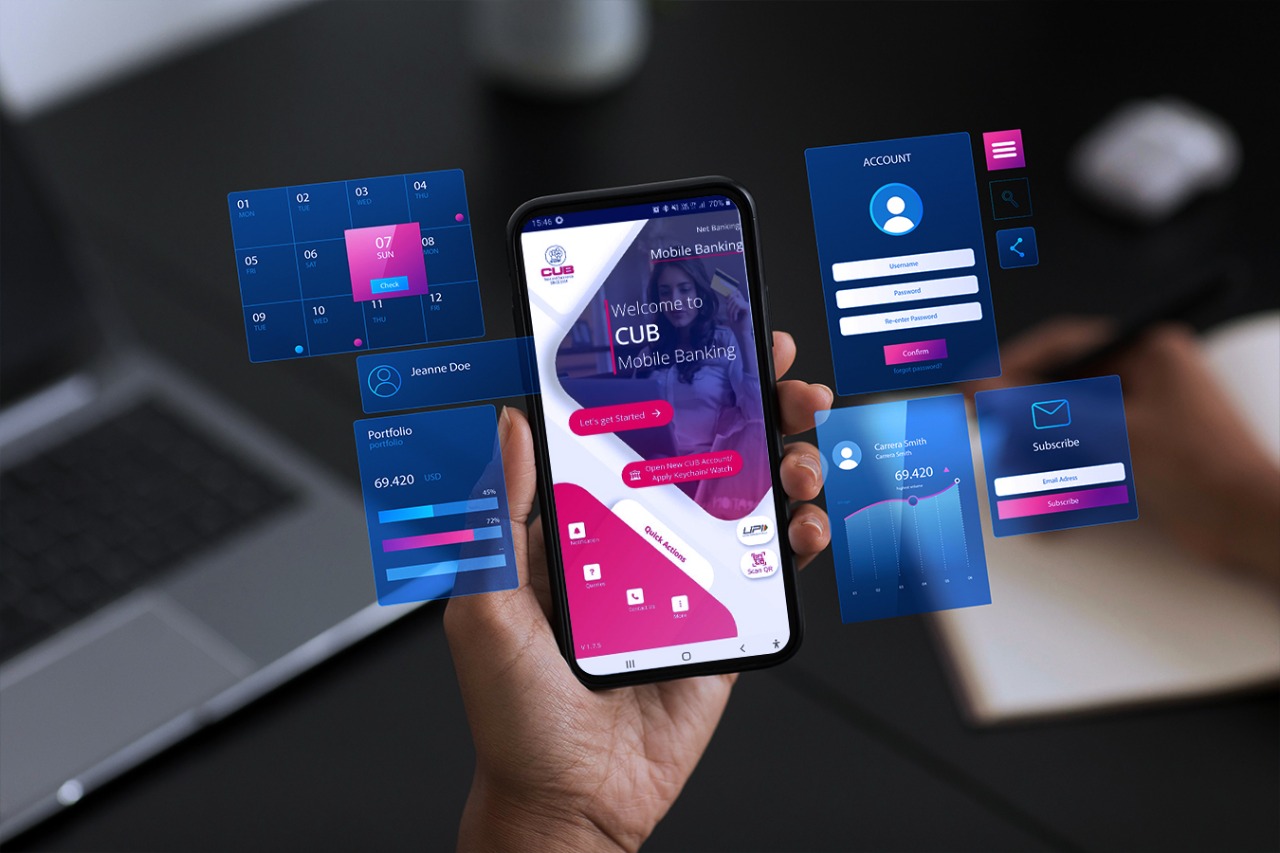 CUB Mobile banking app for Easy and fast banking on the go.